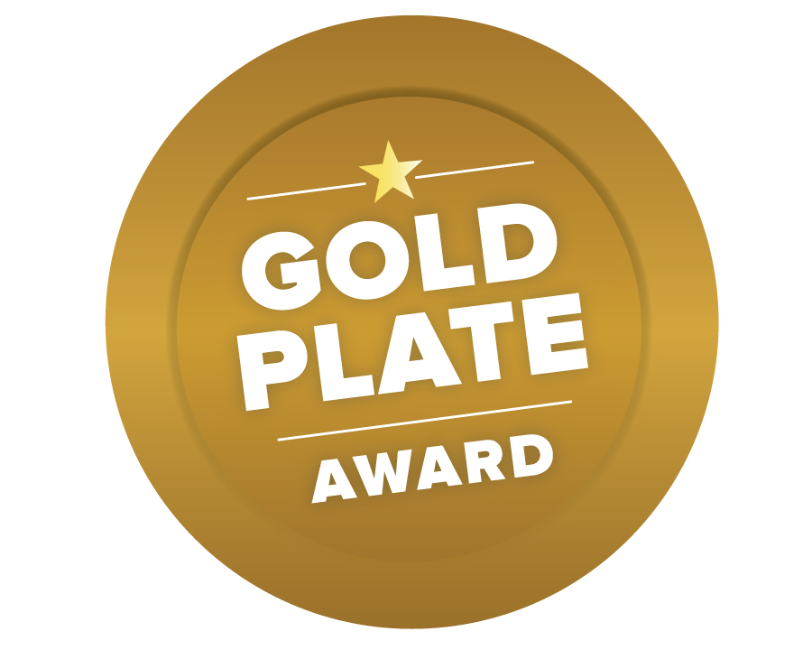 Gold Plate Award logo
