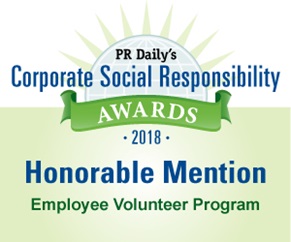 Corporate Social Responsibility Awards — Honorable Mention, Employee Volunteer Program